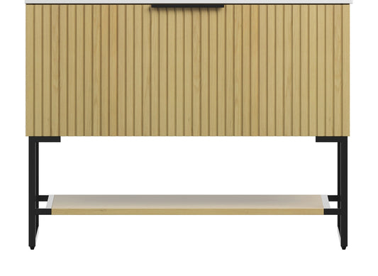 YOLAN 36" Freestanding Plywood Cabinet without Basin, Corolla Oak Woodgrain Color