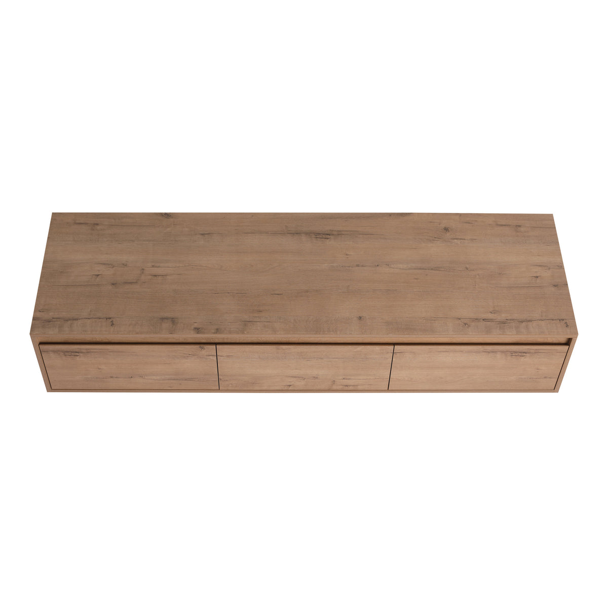 60" (58-1/16")Bathroom Cabinet,Soft Close Drawer,Float Mounting Design (Only Vanity, Without Sink)