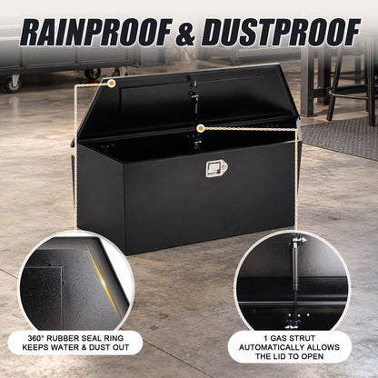 49'x13.9"x18.5"Steel Trailer Tongue Box