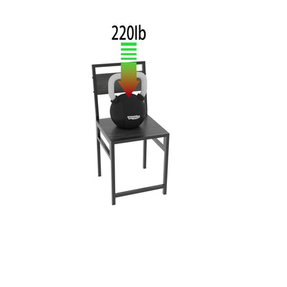 Extendable Dining Table Set with 4 Chairs, Industrial Rectangular Expandable Kitchen Table, Wood Grain Metal Frame Space Saving Dinner Furniture for Small Family Apartment