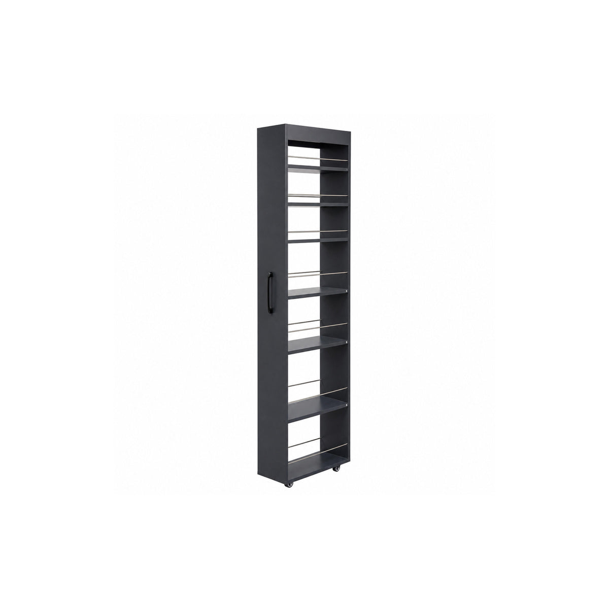 7 Tier multi-functional pull-out multi-tier storage Single-sided open shelf for Kitchen, Living Room & Narrow Spaces