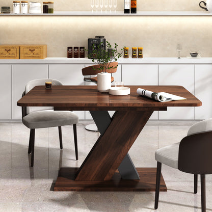 Multifunctional extendable console table – Red