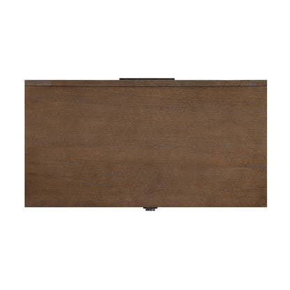 Leanna Brown Oak Nightstand w/Wood Top