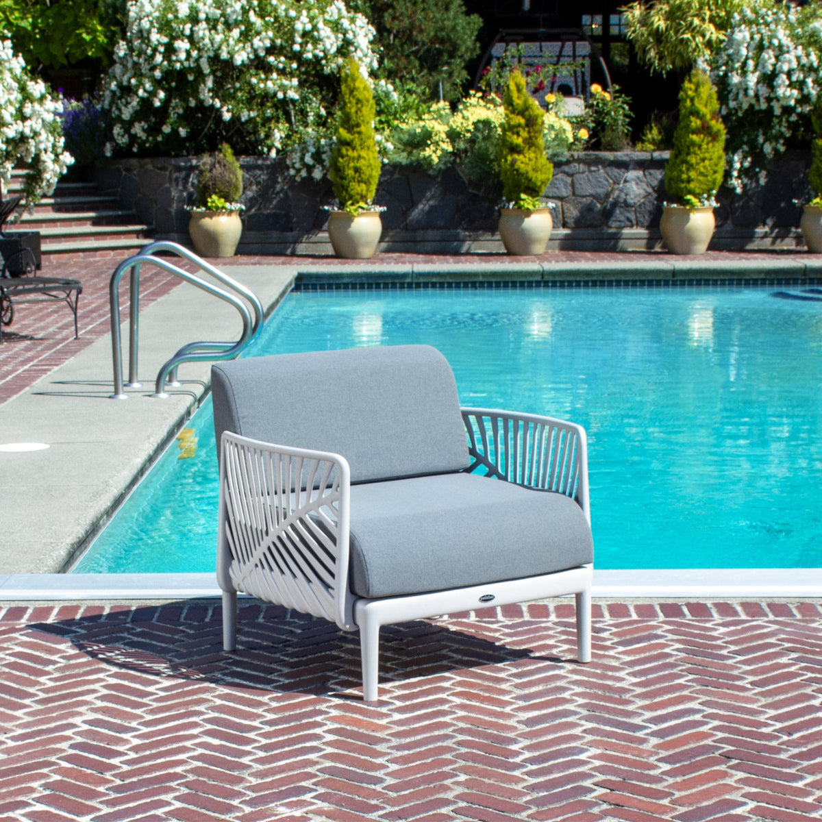 Modular Patio Armchair, Grey