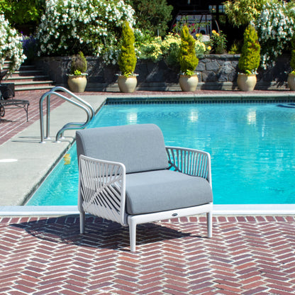 Modular Patio Armchair, Grey