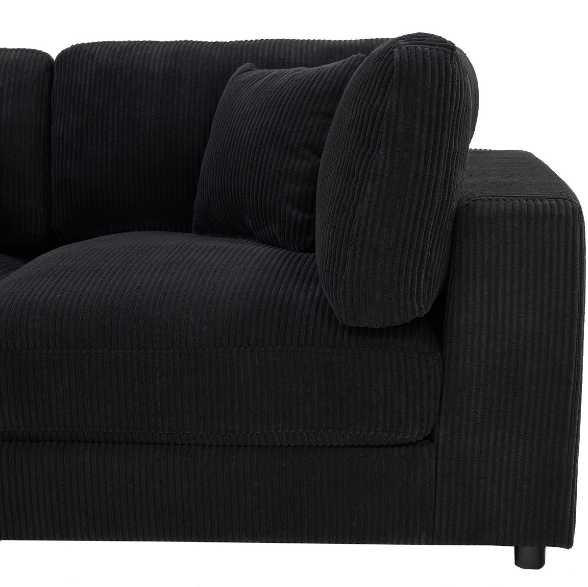 Corduroy Upholstered Modular Sectional