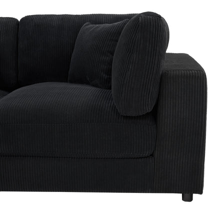 Corduroy Upholstered Modular Sectional
