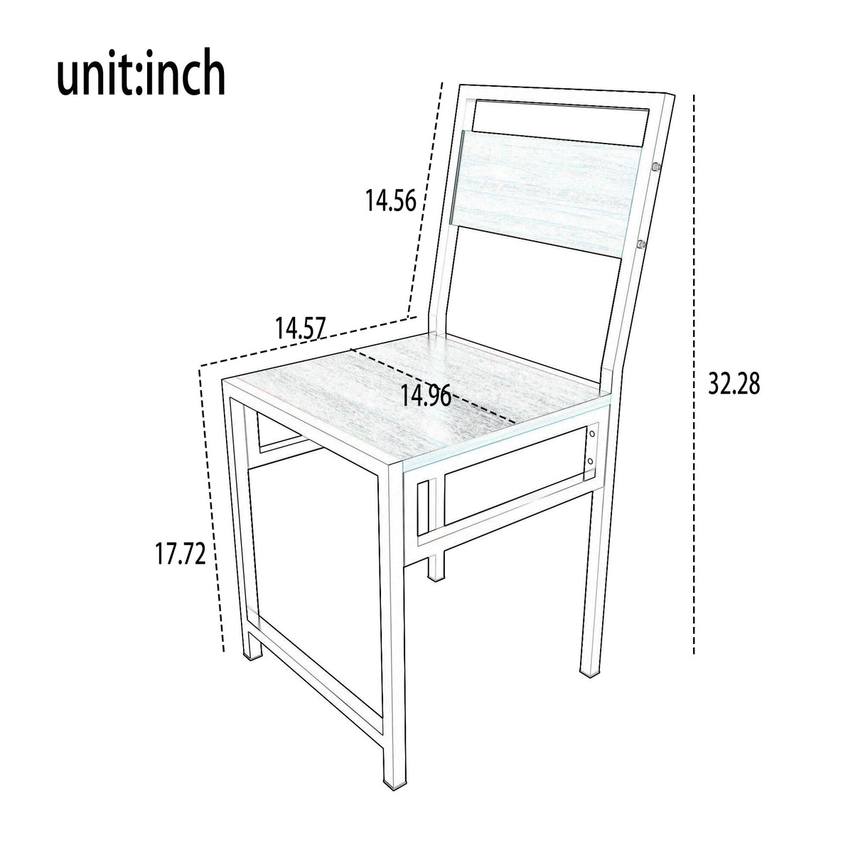 Extendable Dining Table Set with 4 Chairs, Industrial Rectangular Expandable Kitchen Table, Wood Grain Metal Frame Space Saving Dinner Furniture for Small Family Apartment