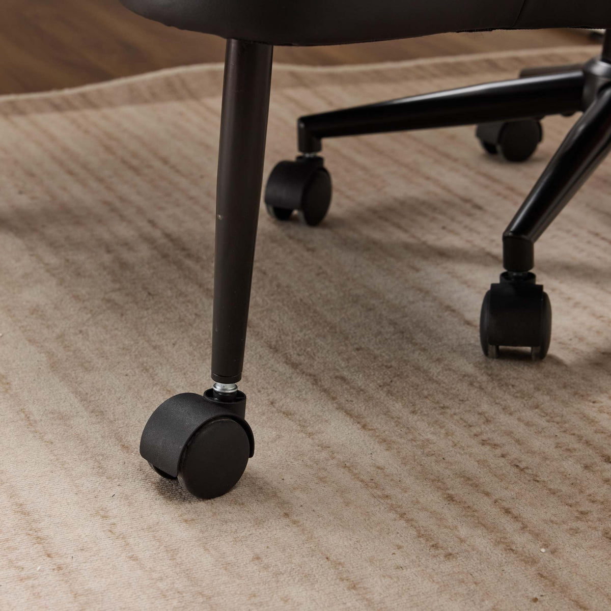 Meditation chair, an ergonomic cross-legged seating chair with lumbar support and a height-adjustable seat cushion, ideal for people engaged in high-intensity office work. Black