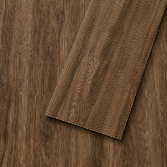 Peel and Stick Vinyl PVC Floor Tile 36x6 inches,60-Pack 90 Sq.Ft,  water-resistant for Transfer Bathroom, Kitchen, Living Room, Bedroom,Brown