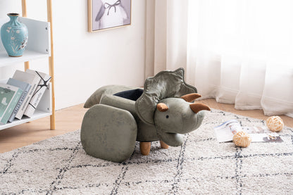 Dean the Dinosaur Storage Ottoman