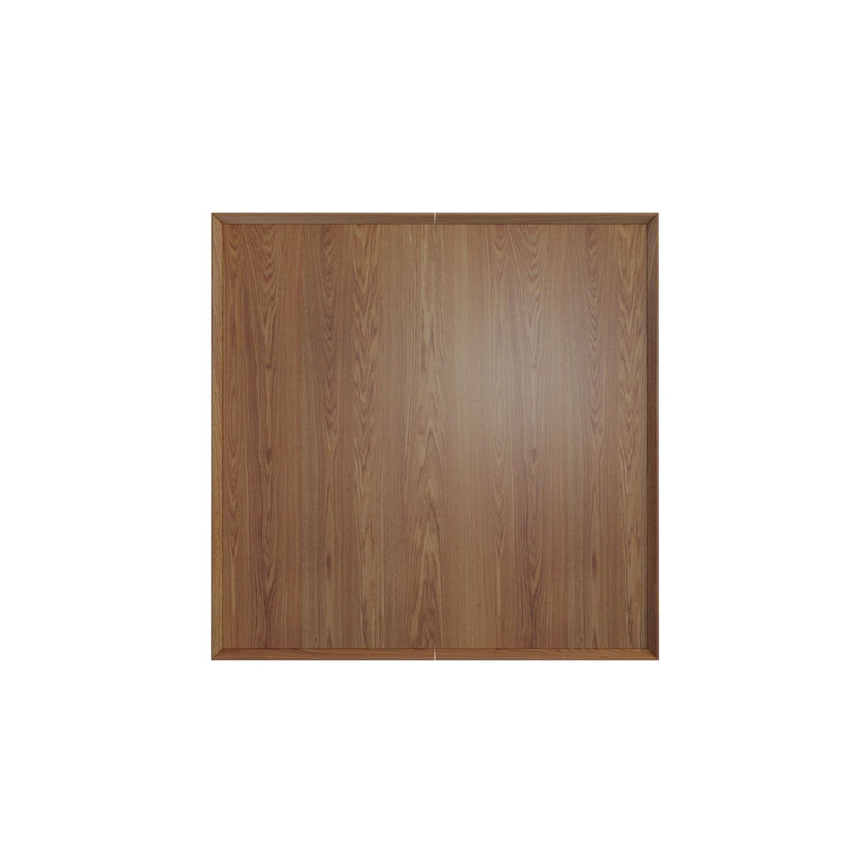 35.43" Square Walnut Finish Coffee Table with Hidden Drawer and Black Base, Modern Large Cocktail Center Table with Storage for Living Room, Apartment and Office