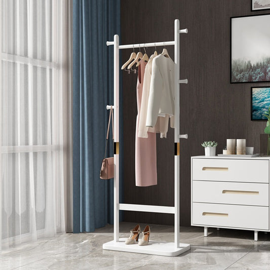 Coat Racks solid wood hanger 23.6* 11*71 in Solid environmental protection easy to assemble beautiful can be placed in the bedroom/entrance/living room (white)