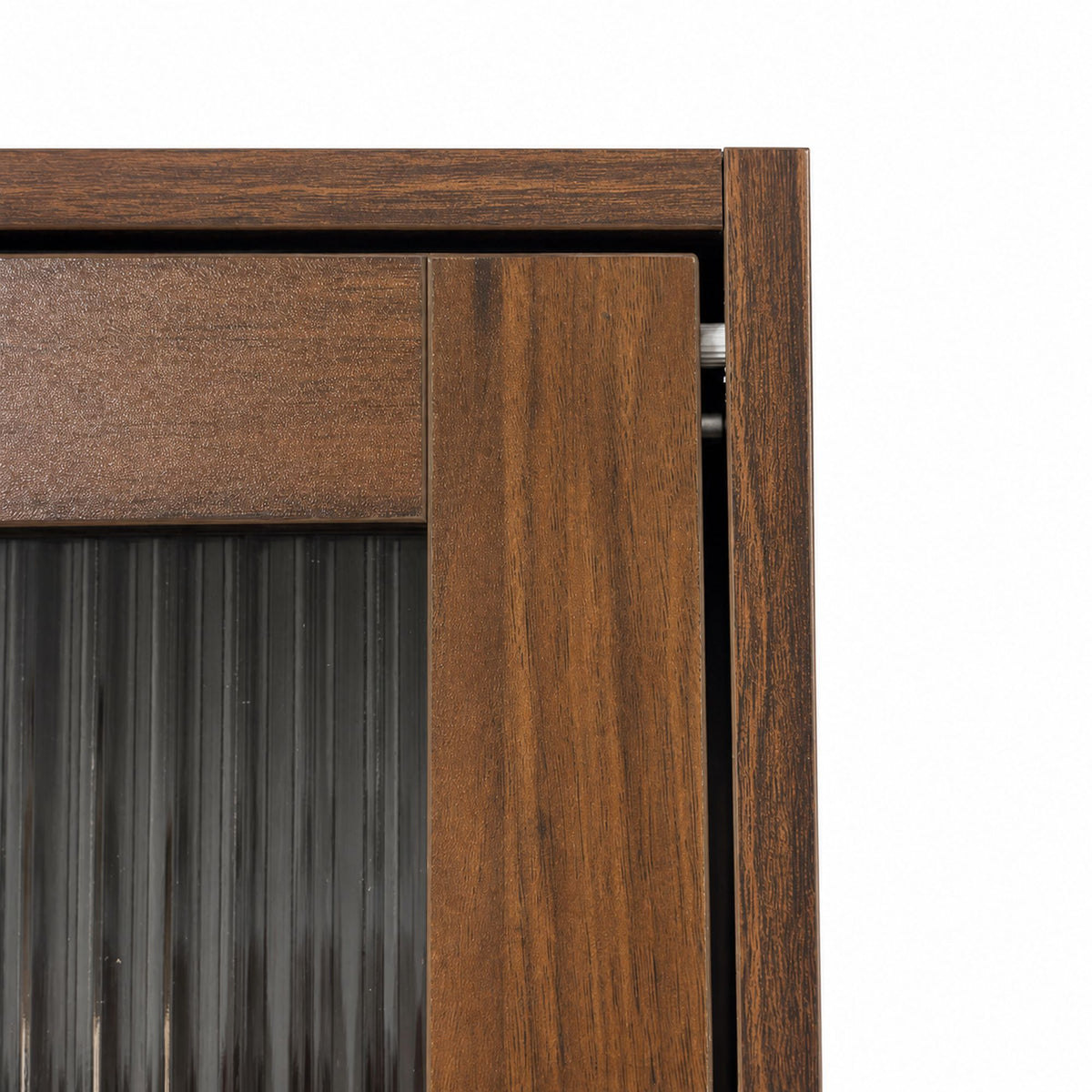 5-Tier Slim Tall Bookcase, Narrow Storage Cabinet with  Glass Flip Up Doors, Freestanding  Display Bookshelf, Vertical Corner Storage Organizer for Living Room, Bedroom, Home Office