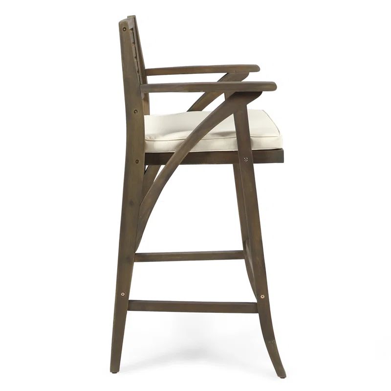 HERMOSA 2PC BARSTOOL - GREY