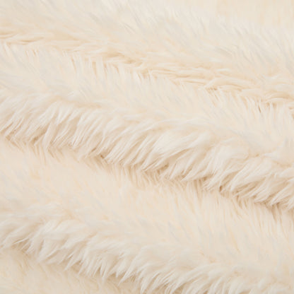 41.7'' W Boneless Single Sofa, Faux Fur Large Bean Bag, Cat Shaped with Tail Pillow Fluffy Beanbag, Comfy Accent Floor Chair for Reading, Gaming Nap Lounge in Living Room Bedroom Dorm Apartment, Beige