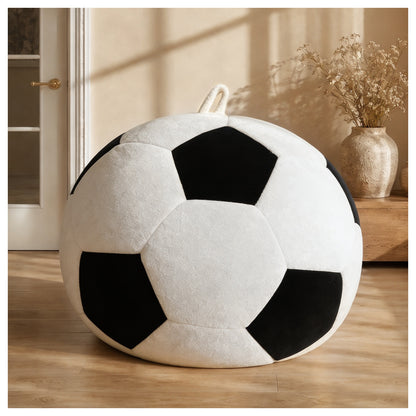 Big Soccer‑Shaped Bean Bag Chair, Multi‑Color Stitching Large‑Size Beanbag Seat,Comfortable Relax Lazy Sofa for Bedroom, Living‑Room, Reading Nook, Indoor Leisure Lounge Seat for Adults & Teenagers
