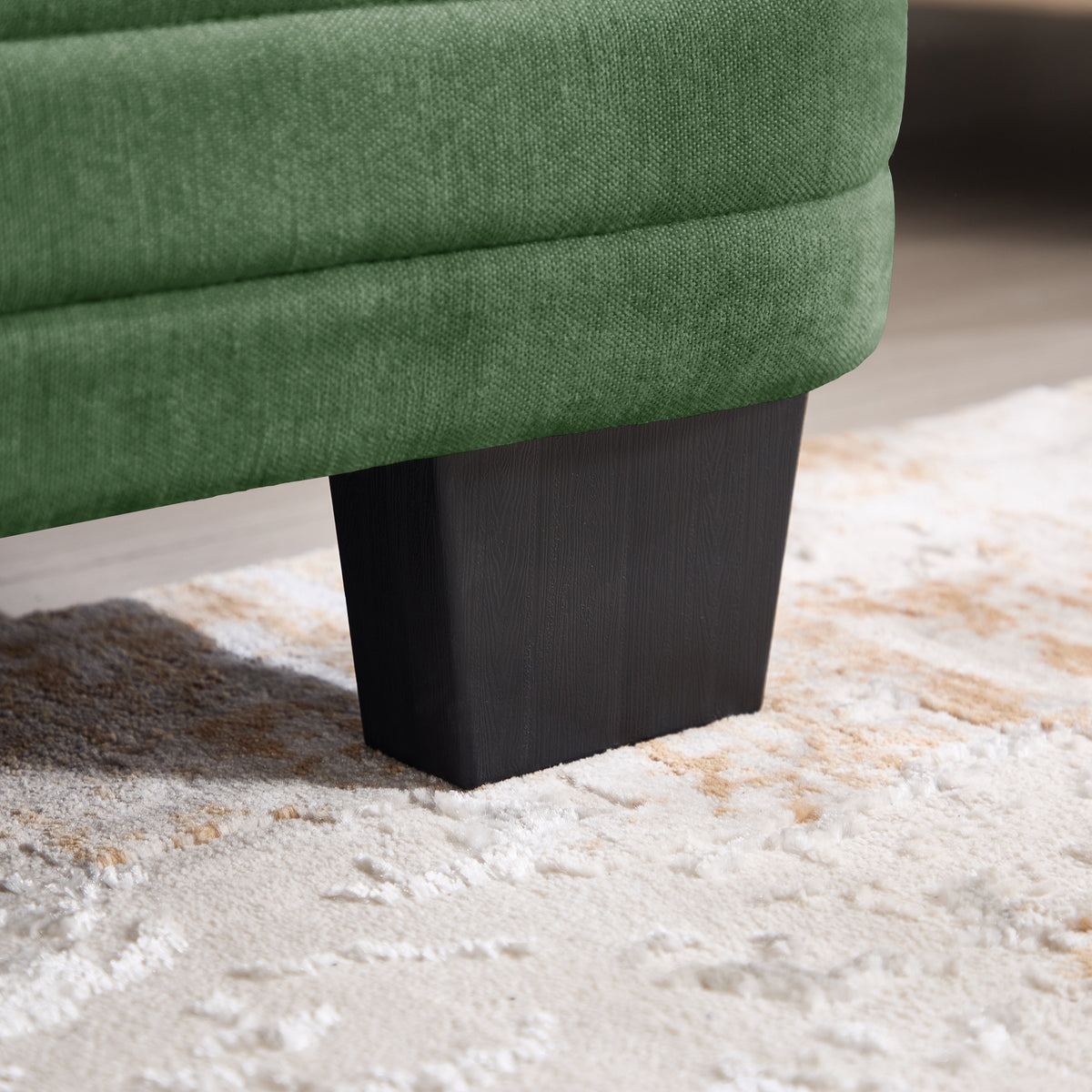 Ottoman Chenille Fabric-Green