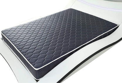 6 Inch Waterproof Foam Mattress, Navy Blue Quilted Breathable Fabric, Twin Size