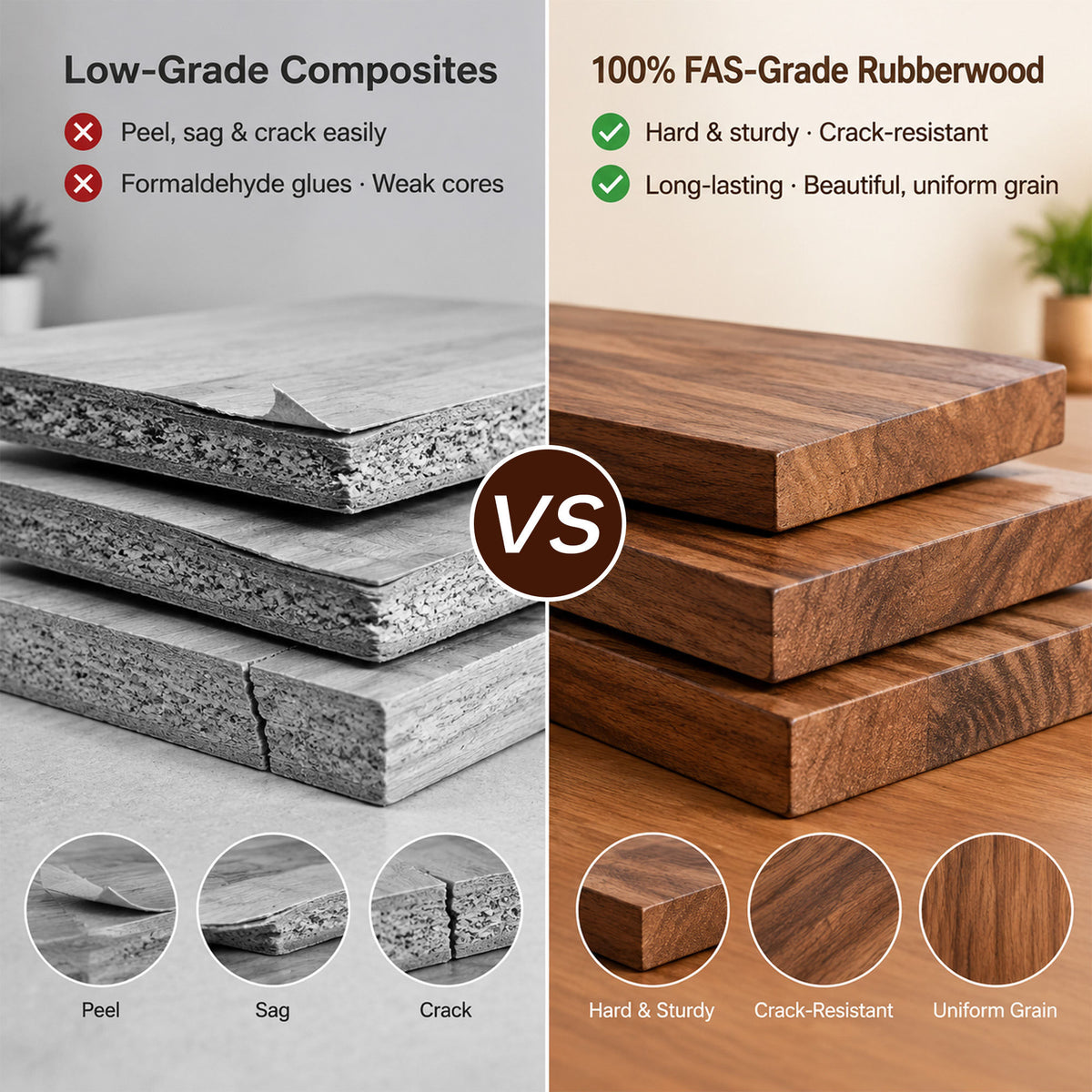 51.2" Solid Wood Folding Dining Table, Rotating Drop Leaf Design with Walnut Finish, Space-Saving Kitchen Table for 4-6 People, Farmhouse Style for Small Apartments, Easy Assembly