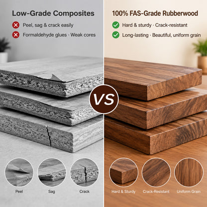 51.2" Solid Wood Folding Dining Table, Rotating Drop Leaf Design with Walnut Finish, Space-Saving Kitchen Table for 4-6 People, Farmhouse Style for Small Apartments, Easy Assembly
