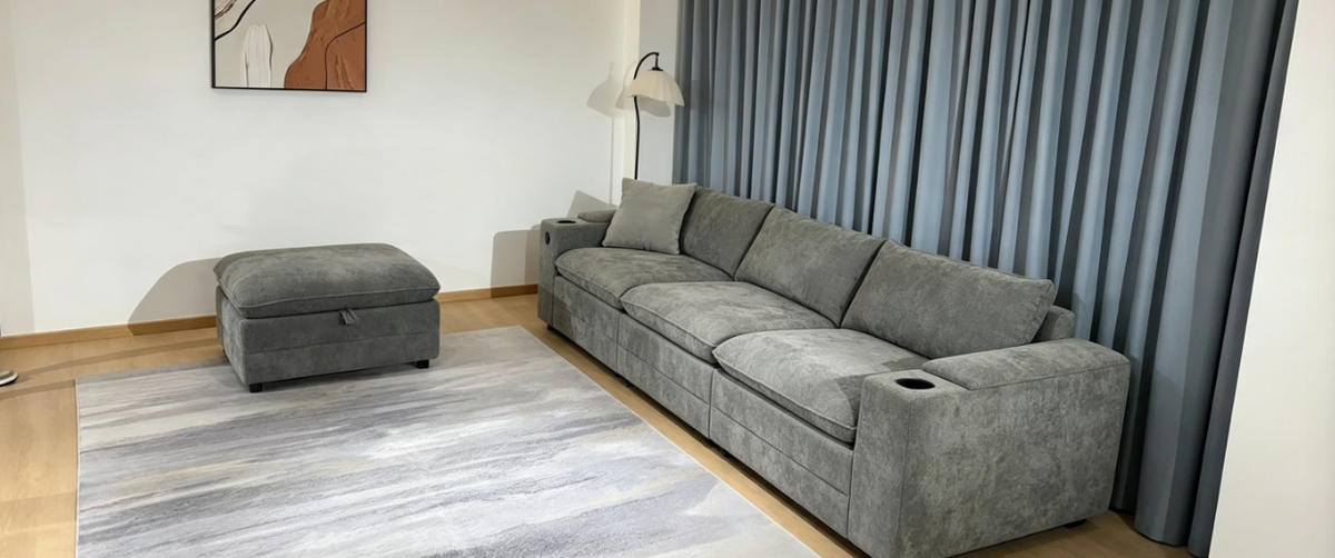 Fabric Sofa (Middle Section)