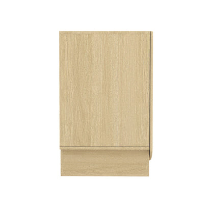 Manhattan Comfort Ardea 60" Sideboard in Natural Oak (4-Door)