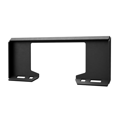 45.35' x 18.57' x 3.6' Open Frame Quick Attach Plate, Heavy Duty Loader Adapter with Universal Skid Steer Mount, Corrosion-Resistant Steel – For Snow Plow, Rake, Hitch, Grading