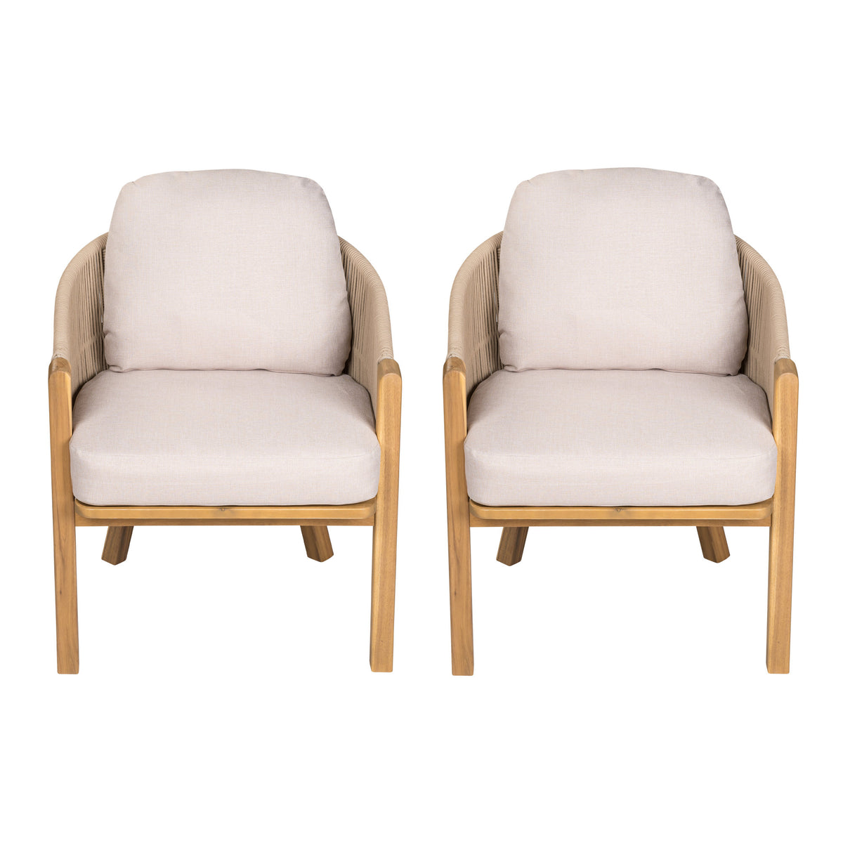 Grotta Outdoor Dining Arm Chair(Set of 2)
