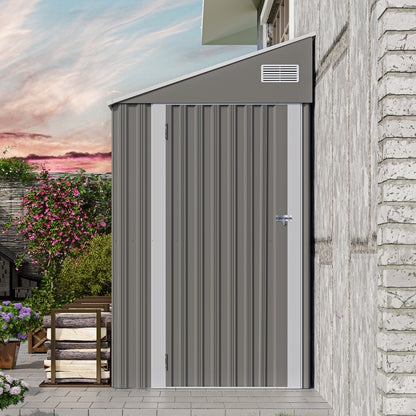 Campcraft Optional two-color storage shed, single hinge door with sloping roof, solid structural design, good ventilation, surface with protective film, and suitable for various scenarios