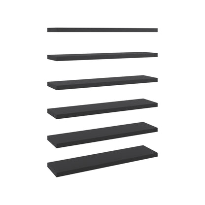 42' x 10' Floating Wall Shelf, Wall-Mounted Display Ledge for Living Room, Bedroom or Office Storage