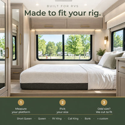 12 Inch Short Queen (75 x 60 in.) Plush Gel Memory Foam Mattress with Temperature Regulating Cover