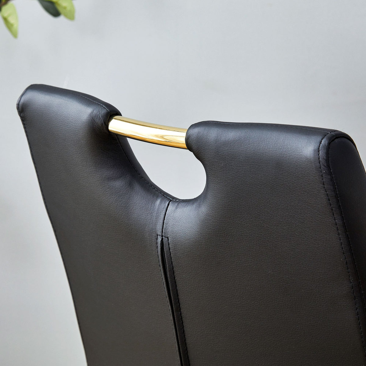 Modern dining chair with PU cushion seat dining chair Living Room Chair Upholstered chair with gold-plated leg leg design, kitchen, living room, bedroom, dining room side chair set of 6.W2920P233522