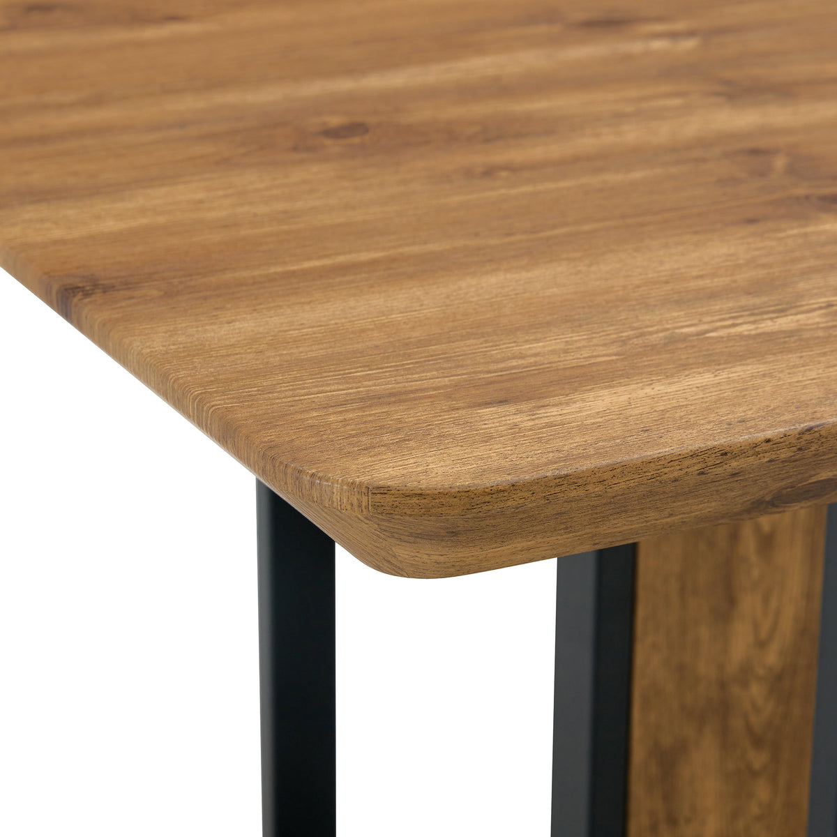 Modern minimalism and luxurious wood rectangular patterned dining table. The computer desk. Dining tables are used
