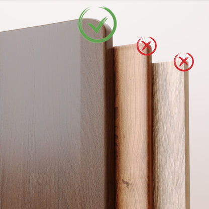 Solid Wood 55.1-Inch Extra Long Desk,Thickened Desk,Two Person Double Desk for Home Office, Wooden Long Computer Desk,Writing Table for Office, Walnut