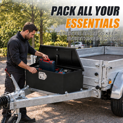 39"x16.5"x11.5" Steel Trailer Tongue Box