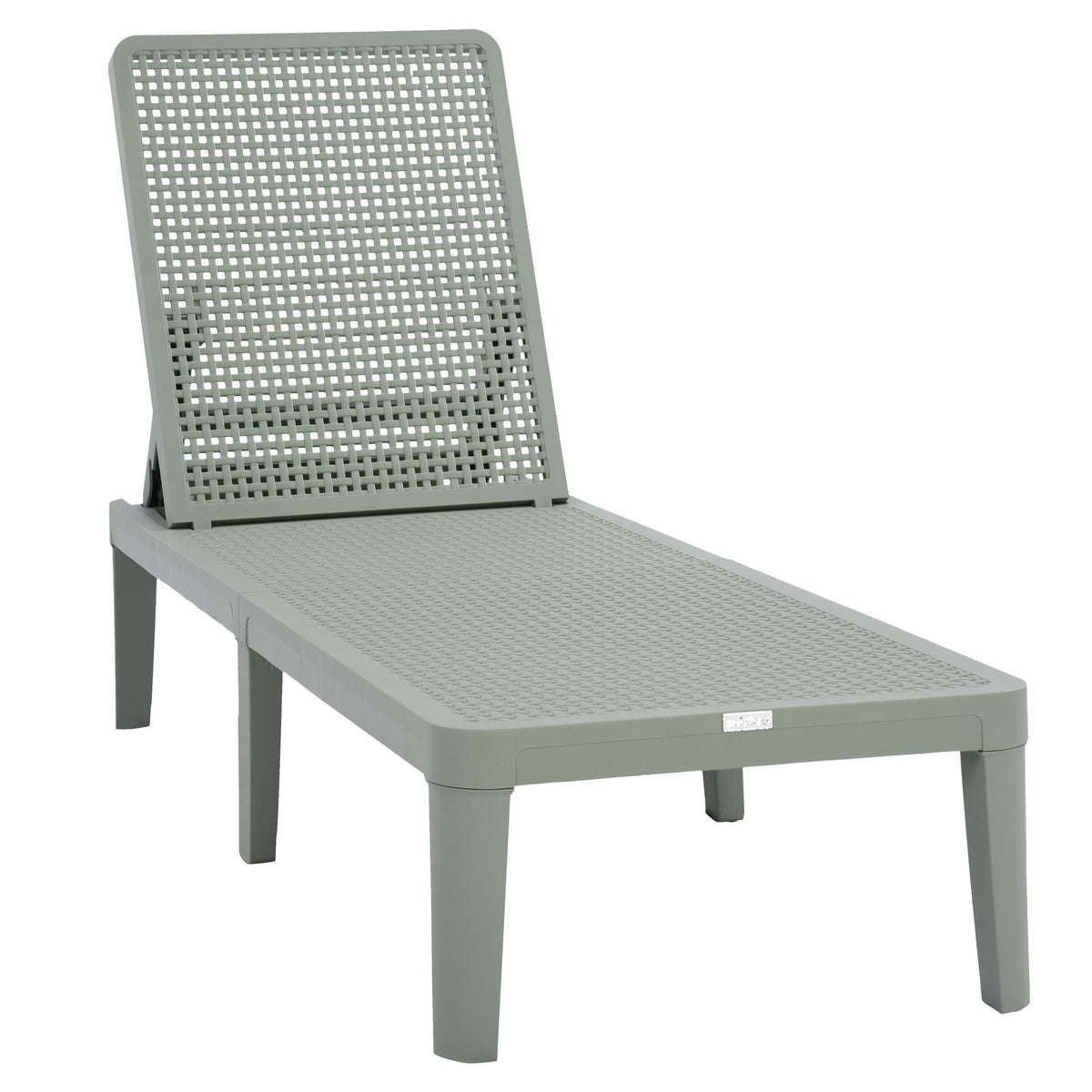 Outdoor Lounger Chair, Green