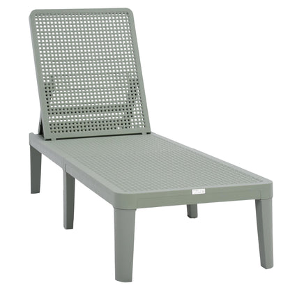 Outdoor Lounger Chair, Green