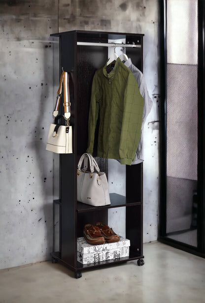 Kolen Espresso Finish Hall Tree