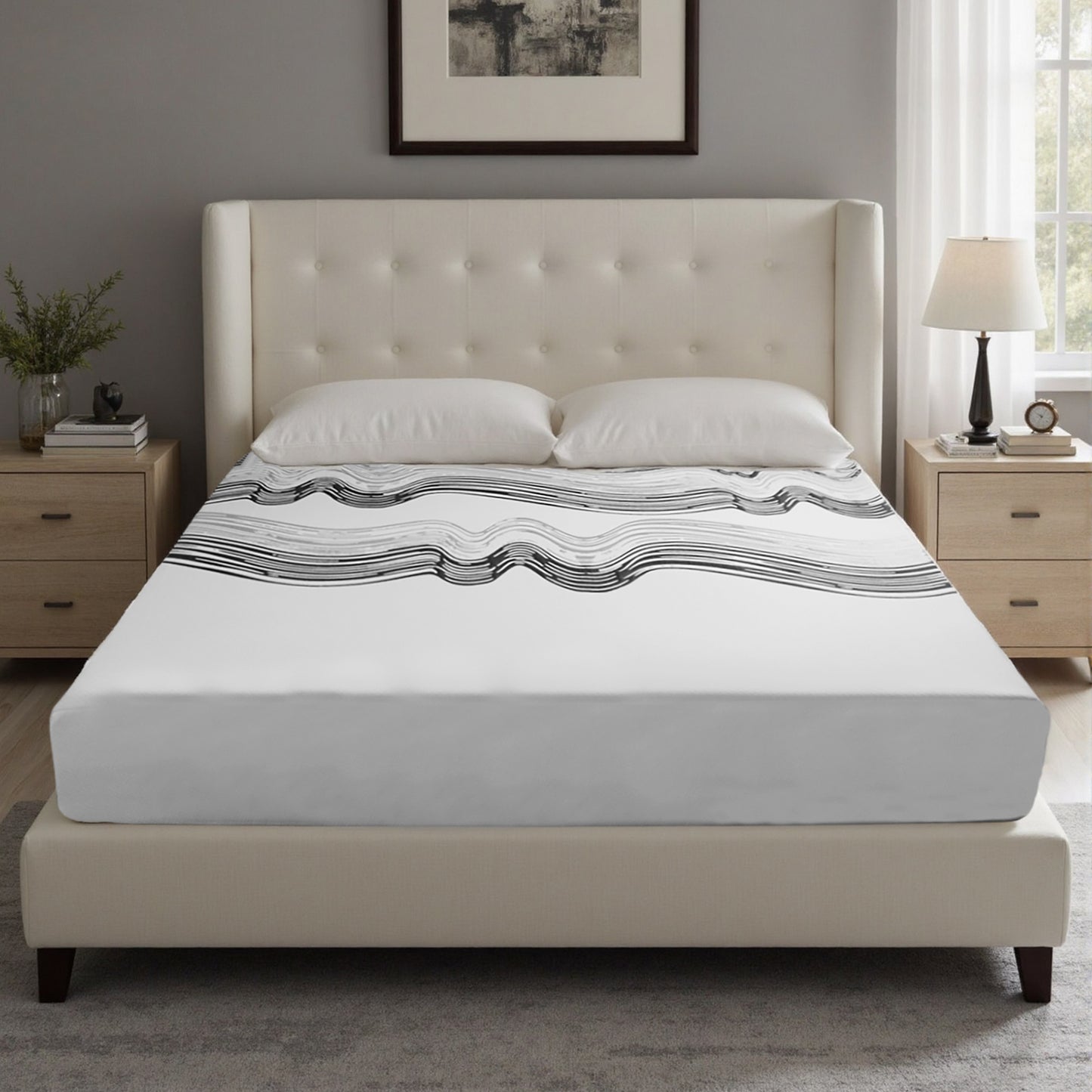 12-Inch King Mattress – Made in Japan - Ultra-Breathable & Sterilizing, High Rebound for Long-Lasting Comfort, Eco-Conscious Material, Sleek Styling Perfect for Modern Bedrooms