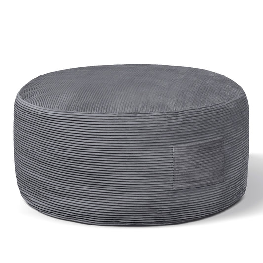 Oversized Beanbag Big Round Lazy Floor Sofa Accent Chair for Living Room, Bedroom & Dorm, Cozy Fluffy Bean Bag Chair for Adults