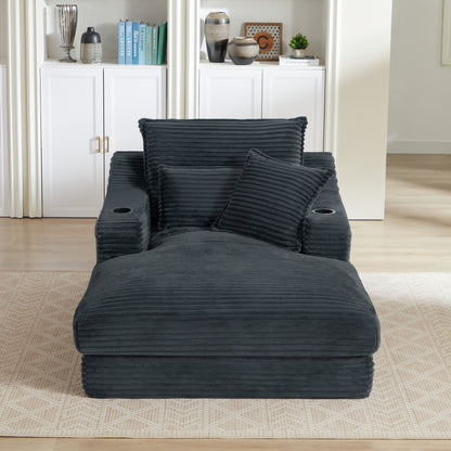 47.2 inch modern comfortable cushioned compression sofa with unique cushion design, lounge chair for living room, bedroom, apartment, office