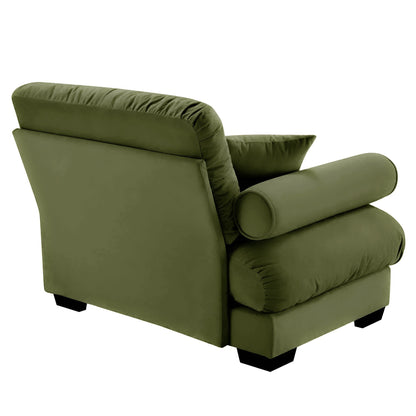 Milano Sofa LSF W/3 pillows - green