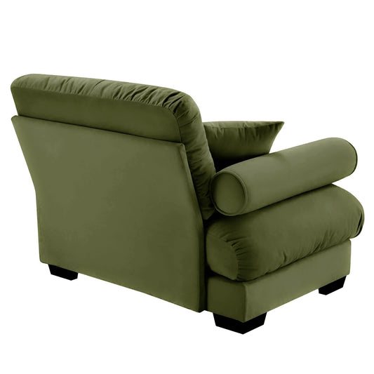 Milano Sofa LSF W/3 pillows - green