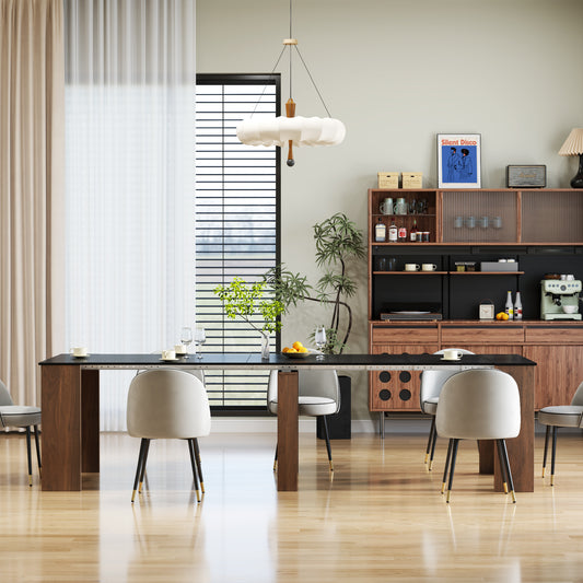 Multifunctional extendable console table(Old SKU W331P386593)