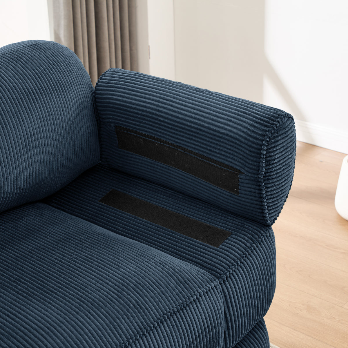 Ottoman Corduroy -Blue