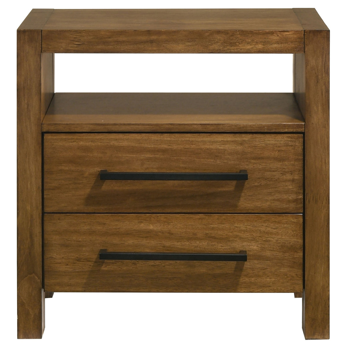 Alden Warm Brown Queen 4-Piece Bedroom Set