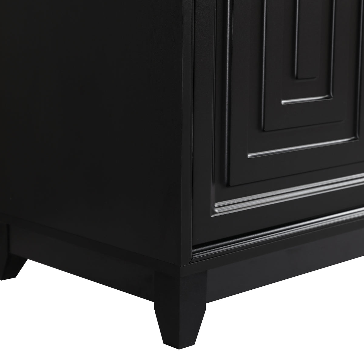 VIBE HAUS TV Stand for TVs up to 65 Inches, Modern Entertainment Center Media Console Cabinet with 2 Spacious Storage Space, Solid Wood Legs for Living room(Same SKU:N724P206551B)