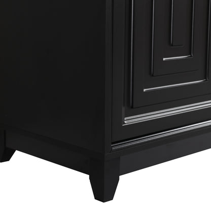 VIBE HAUS TV Stand for TVs up to 65 Inches, Modern Entertainment Center Media Console Cabinet with 2 Spacious Storage Space, Solid Wood Legs for Living room(Same SKU:N724P206551B)