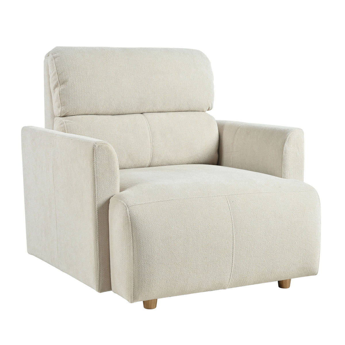 Oversized Chair w/Storage Ottoman, Wide Accent Armchair Chair for Living Room, Modern Lounge Chair, Upholstered Mid-Century Reading Chair, Comfy Living Room Chair, Deep Seat Sofa Couch(Beige Gray)